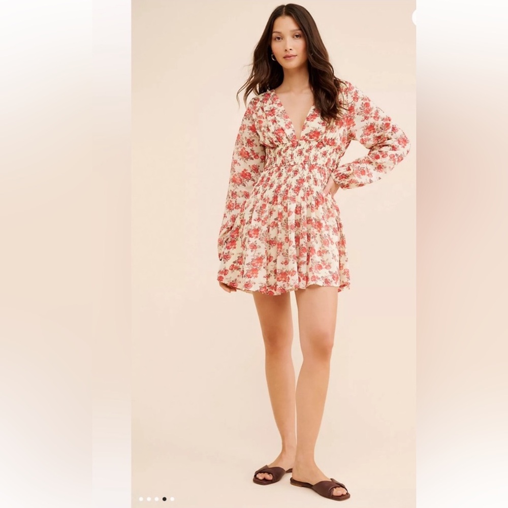 FREE PEOPLE| NWT Keep You Mini Floral Dress